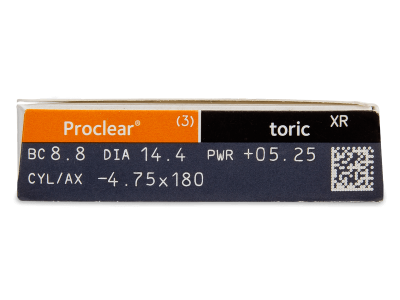 Proclear Toric XR (3 φακοί) - Προεπισκόπηση Χαρακτηριστικών