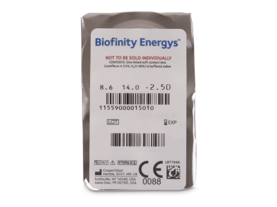 Biofinity Energys (6 φακοί) - Προεπισκόπηση πακέτου φυσαλίδας