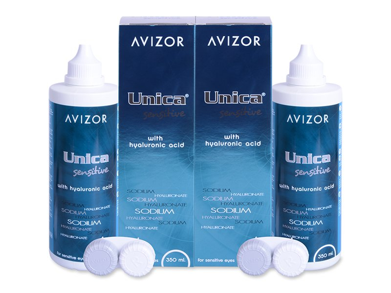 Υγρό Avizor Unica Sensitive 2 x 350 ml - Oικονομικό διάλυμα δύο πακέτων