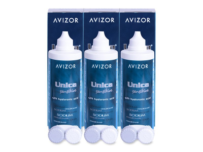Υγρό Avizor Unica Sensitive 3 x 350 ml 