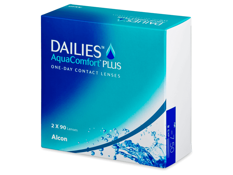 Dailies AquaComfort Plus (180 φακοί) - Ημερήσιοι φακοί επαφής
