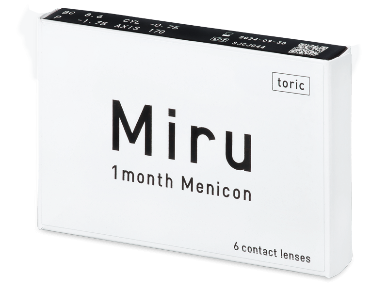 Miru 1 Month Menicon for Astigmatism (6 φακοί) - Αστιγματικός φακός επαφής