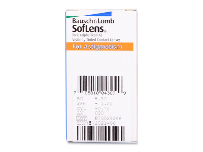 SofLens Toric (3 φακοί) - Προεπισκόπηση Χαρακτηριστικών