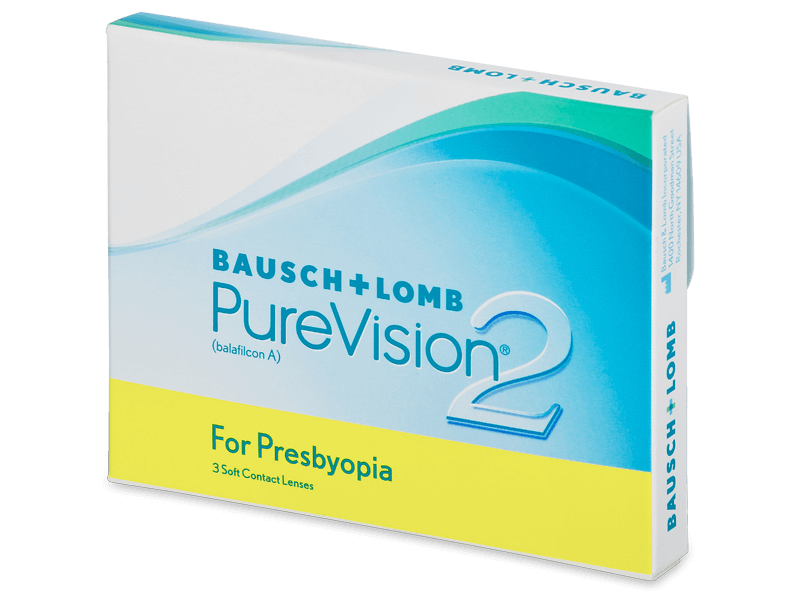 PureVision 2 for Presbyopia (3 φακοί) - Πολυεστιακός φακός επαφής
