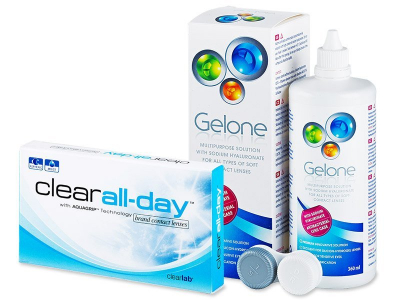 Clear All-Day + Υγρό Gelone 360 ml - Πακέτο προσφοράς