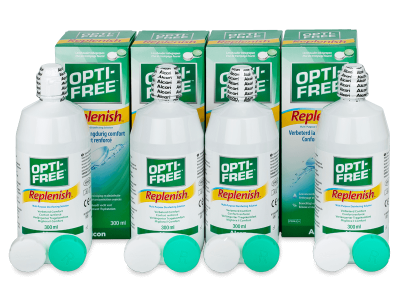 Υγρό OPTI-FREE RepleniSH 4x 300 ml - Economy 4-pack - solution
