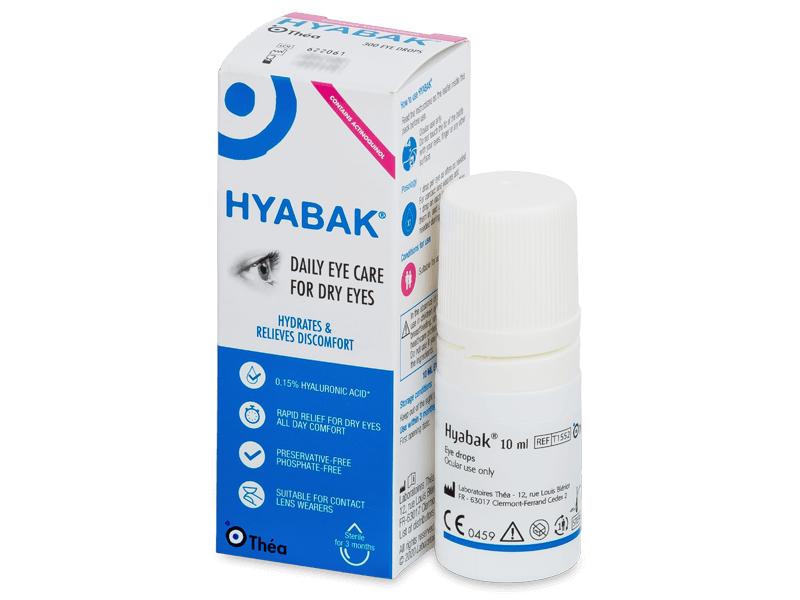 Hyabak Σταγόνες Ματιών 10 ml  - Oφθαλμικές σταγόνες