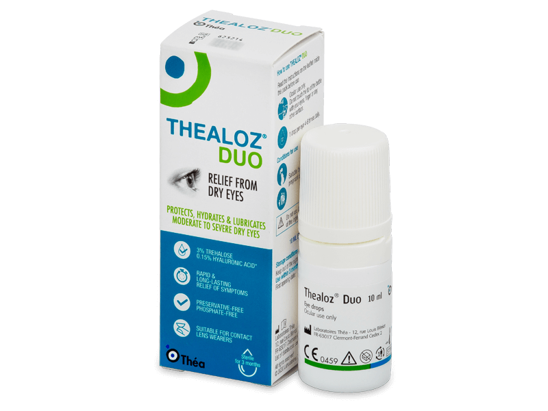 Thealoz Duo Σταγόνες Ματιών 10 ml  - Oφθαλμικές σταγόνες