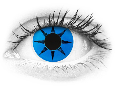 ColourVUE Crazy Lens - Blue Star - Μη διοπτρικοί (2 φακοί)