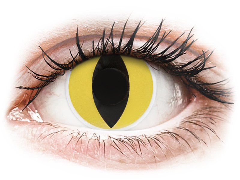 ColourVUE Crazy Lens - Cat Eye - Μη διοπτρικοί (2 φακοί) - Έγχρωμοι φακοί επαφής