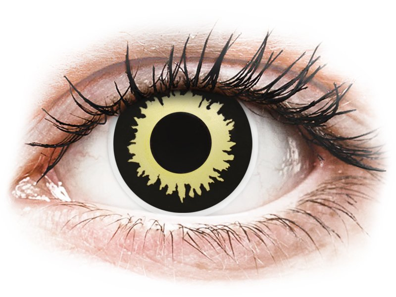ColourVUE Crazy Lens - Eclipse - Μη διοπτρικοί (2 φακοί) - Έγχρωμοι φακοί επαφής