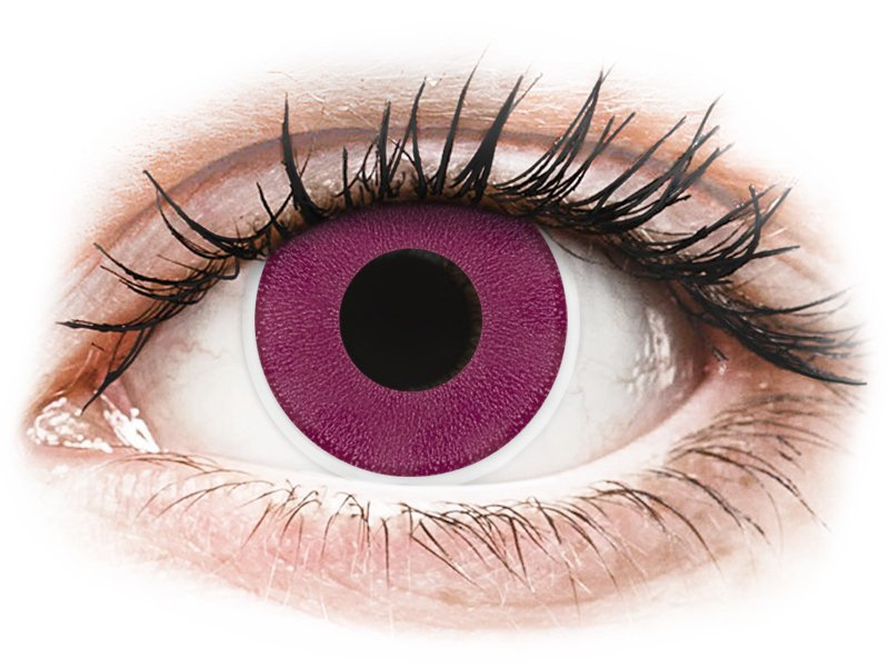 ColourVUE Crazy Lens - Purple - Μη διοπτρικοί (2 φακοί) - Έγχρωμοι φακοί επαφής