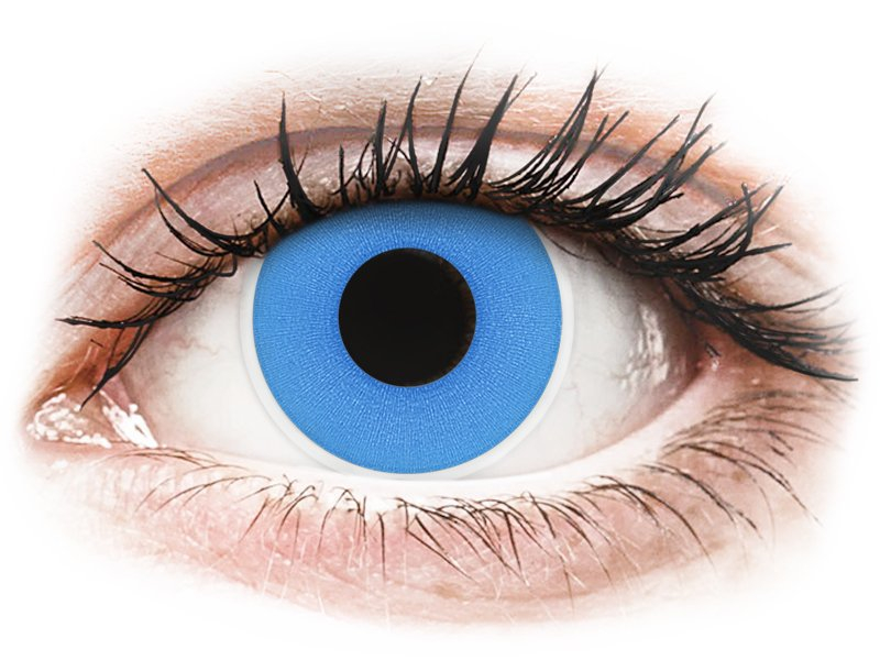 ColourVUE Crazy Lens - Sky Blue - Μη διοπτρικοί (2 φακοί) - Έγχρωμοι φακοί επαφής