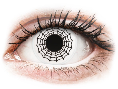 ColourVUE Crazy Lens - Spider - Μη διοπτρικοί (2 φακοί) - Έγχρωμοι φακοί επαφής