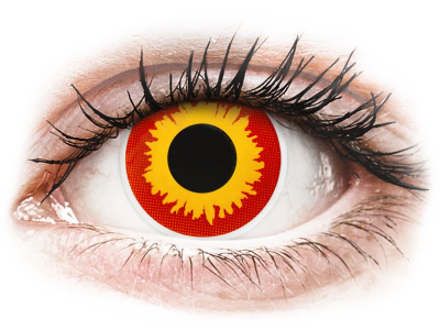 ColourVUE Crazy Lens - Wildfire - Μη διοπτρικοί (2 φακοί) - Έγχρωμοι φακοί επαφής