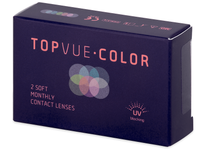 TopVue Color - True Sapphire - Μη διοπτρικοί (2 φακοί) - Έγχρωμοι φακοί επαφής
