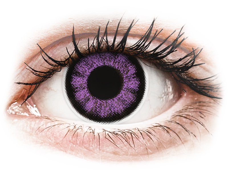 ColourVUE BigEyes Ultra Violet - Μη διοπτρικοί (2 φακοί) - Έγχρωμοι φακοί επαφής