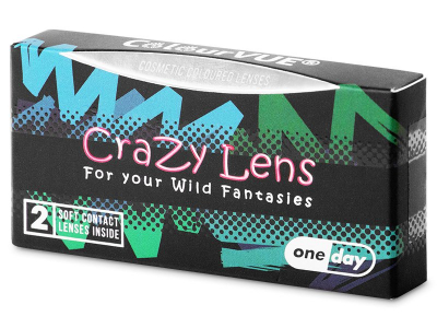 ColourVUE Crazy Lens - Blackout - Ημερήσιοι φακοί Μη διοπτρικοί (2 φακοί)