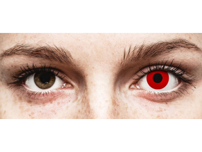 ColourVUE Crazy Lens - Red Devil - Ημερήσιοι φακοί Μη διοπτρικοί (2 φακοί)