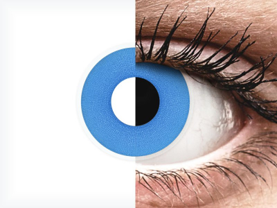 ColourVUE Crazy Lens - Sky Blue - Ημερήσιοι φακοί Μη διοπτρικοί (2 φακοί)
