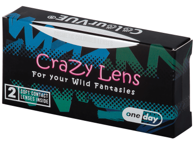 ColourVUE Crazy Lens - White Zombie - Ημερήσιοι φακοί Μη διοπτρικοί (2 φακοί) - Έγχρωμοι φακοί επαφής