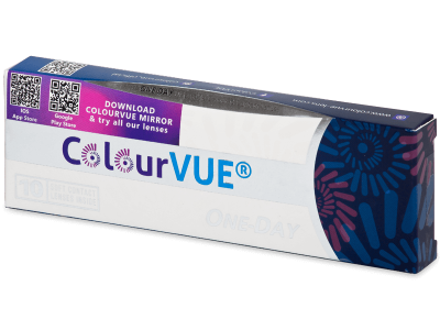 ColourVue One Day TruBlends Blue - Διοπτρικοί (10 φακοί) - Αυτό το προϊόν διατίθεται επίσης σε αυτή την εναλλακτική συσκευασία