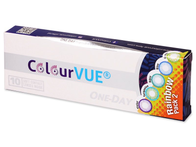 ColourVue One Day TruBlends Rainbow 2 - Μη διοπτρικοί (10 φακοί) - Αυτό το προϊόν διατίθεται επίσης σε αυτή την εναλλακτική συσκευασία