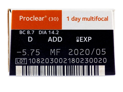 Proclear 1 Day Multifocal (30 φακοί) - Προεπισκόπηση Χαρακτηριστικών