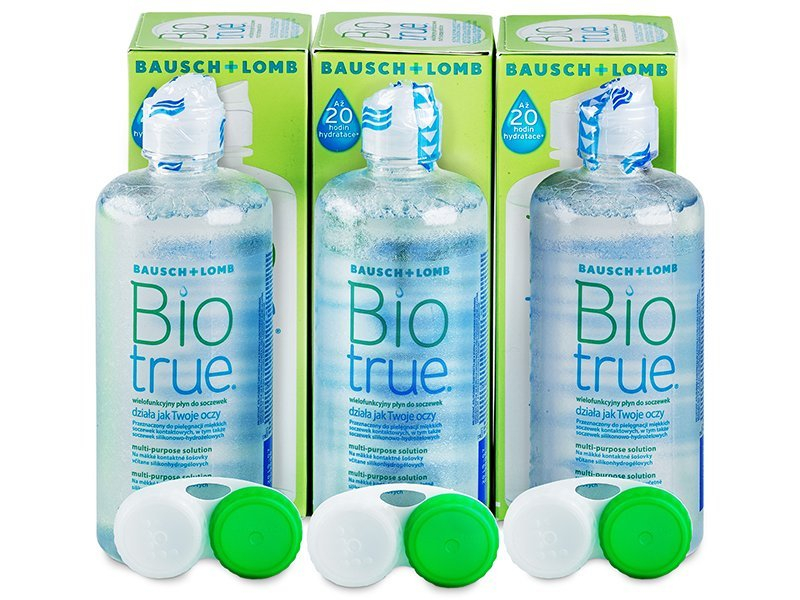 Υγρό Biotrue 3 x 300 ml  - Oικονομικό διάλυμα τριών πακέτων