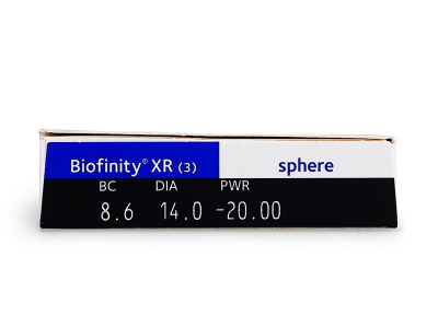 Biofinity XR (3 φακοί) - Προεπισκόπηση Χαρακτηριστικών