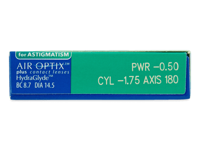 Air Optix plus HydraGlyde for Astigmatism (6 φακοί) - Προεπισκόπηση Χαρακτηριστικών