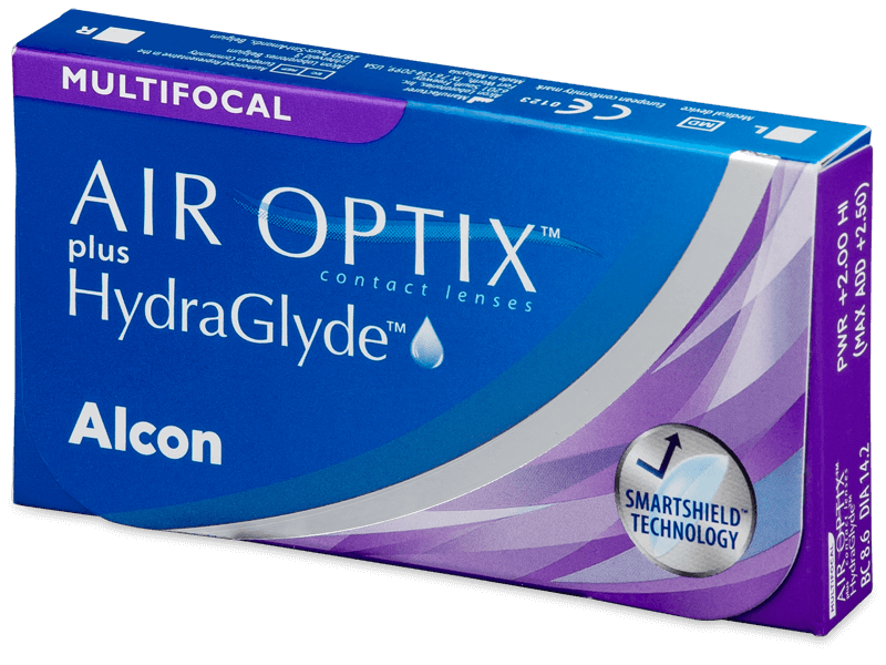 Air Optix plus HydraGlyde Multifocal (6 φακοί) - Μηνιαίοι φακοί επαφής