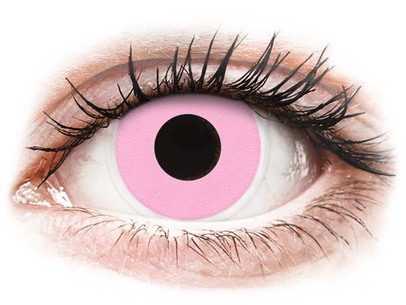 ColourVUE Crazy Lens - Barbie Pink - Μη διοπτρικοί (2 φακοί) - Έγχρωμοι φακοί επαφής
