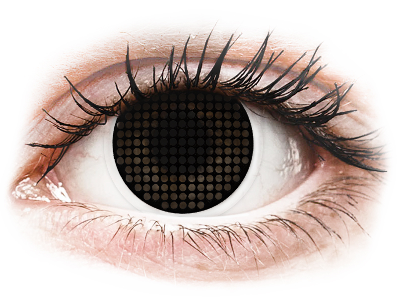 ColourVUE Crazy Lens - Black Screen - Μη διοπτρικοί (2 φακοί) - Έγχρωμοι φακοί επαφής