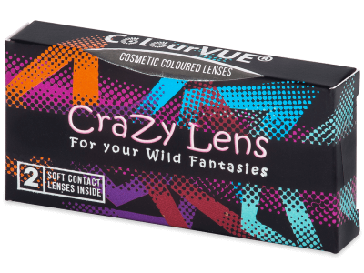 ColourVUE Crazy Lens - Black Screen - Μη διοπτρικοί (2 φακοί) - Αυτό το προϊόν διατίθεται επίσης σε αυτή την εναλλακτική συσκευασία