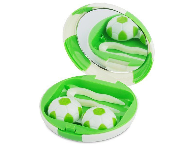 Θήκη φακών με καθρέπτη (πράσινη μπάλα)