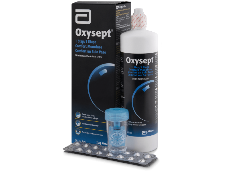 Υγρό Φακών Oxysept 1 Step 300 ml  - Διάλυμα καθαρισμού