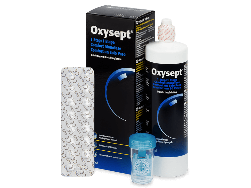 Υγρό Φακών Oxysept 1 Step 300 ml - Διάλυμα καθαρισμού