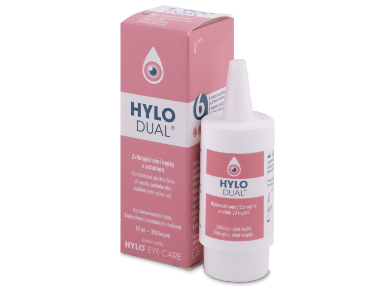 Oφθαλμικές σταγόνες HYLO-DUAL 10 ml  - Oφθαλμικές σταγόνες