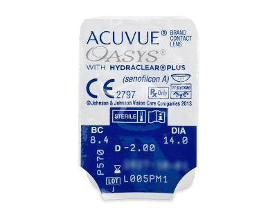 Acuvue Oasys (12 φακοί) - Προεπισκόπηση πακέτου φυσαλίδας