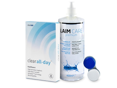 Clear All-Day (6 φακοί) + Υγρό Laim-Care 400 ml - Παλαιότερη σχεδίαση