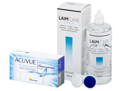 Acuvue Oasys for Astigmatism (12 φακοί) + Υγρό Laim-Care 400 ml