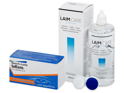 SofLens Toric (3 φακοί) + Υγρό Laim-Care 400 ml - Αυτό το προϊόν διατίθεται επίσης σε αυτή την εναλλακτική συσκευασία