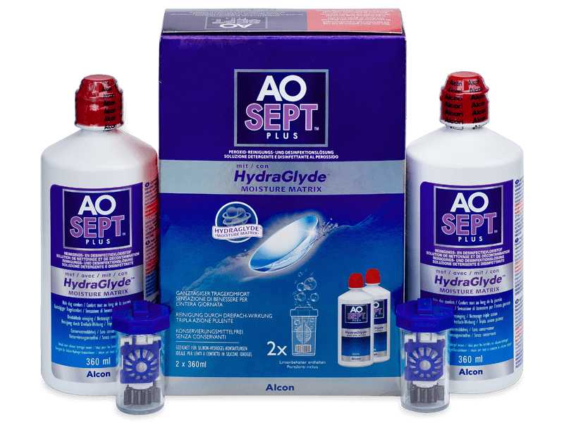 Υγρό AO SEPT PLUS HydraGlyde 2x360 ml  - Oικονομικό διάλυμα δύο πακέτων