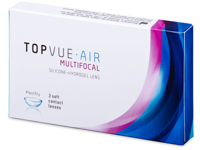 TopVue Air Multifocal (3 φακοί) - Πολυεστιακός φακός επαφής