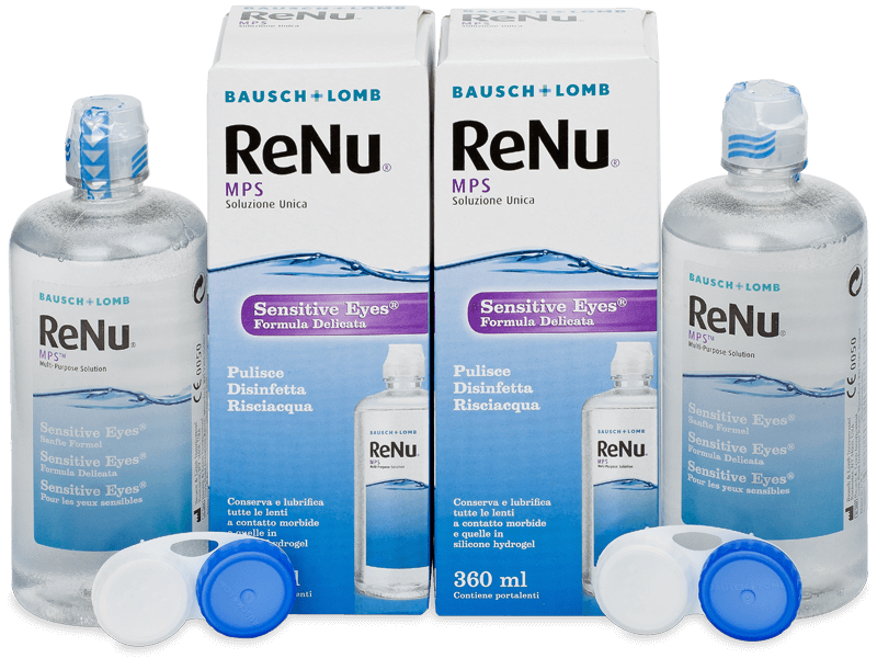 ReNu MPS Sensitive Eyes 2 x 360 ml - Oικονομικό διάλυμα δύο πακέτων