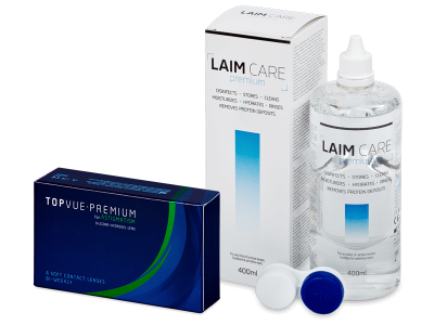 TopVue Premium for Astigmatism (6 φακοί) + Laim-Care Solution 400 ml