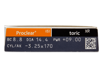 Proclear Toric XR (6 φακοί) - Προεπισκόπηση Χαρακτηριστικών