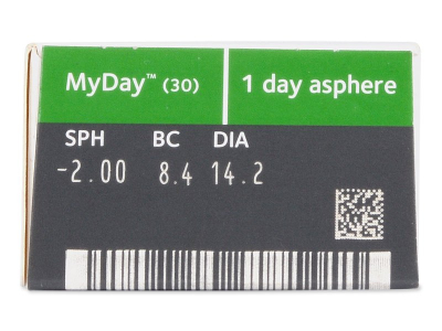 MyDay daily disposable (90 φακοί) - Προεπισκόπηση Χαρακτηριστικών
