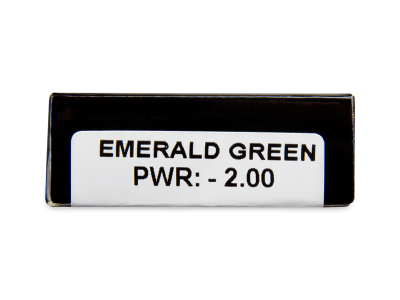 CRAZY LENS - Emerald Green - Ημερήσιοι φακοί Διοπτρικοί (2 φακοί) - Προεπισκόπηση Χαρακτηριστικών